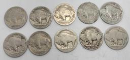 Buffalo nickels .50 cent face value