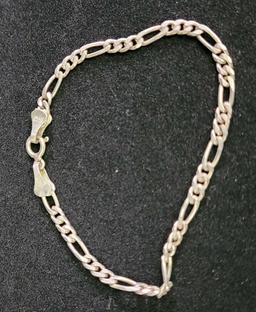 necklace and silver bracelet