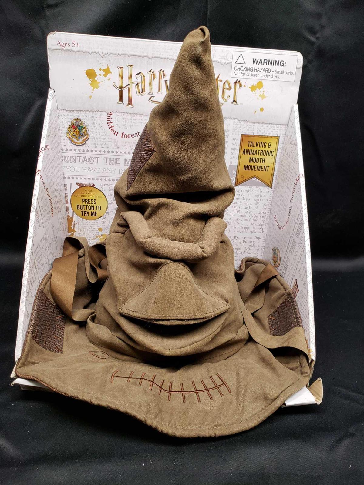 Harry Potter Real Talking Sorting Hat. Talking and Animatronic Mouth Movement