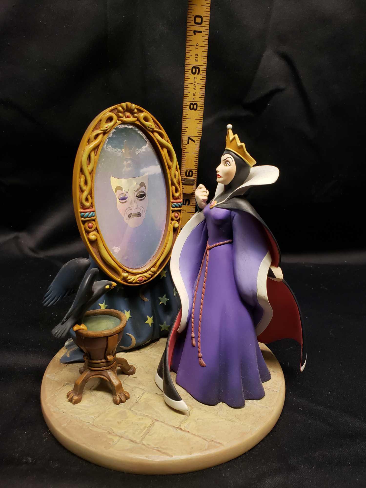 Walt Disney Snow White and the Seven Dwarfs. Evil Queen Figural Scene