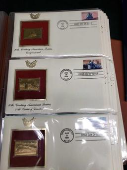 Golden Replicas of United States Stamps and Stamps of the Century