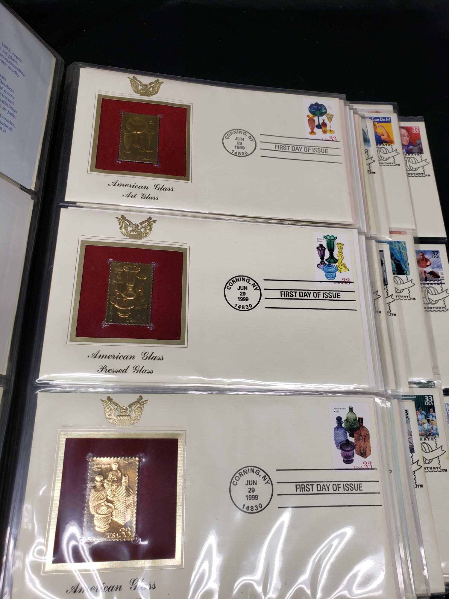 Golden Replicas of United States Stamps and Stamps of the Century