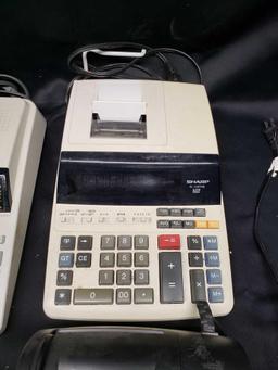 Sharp and Ativa Adding machines