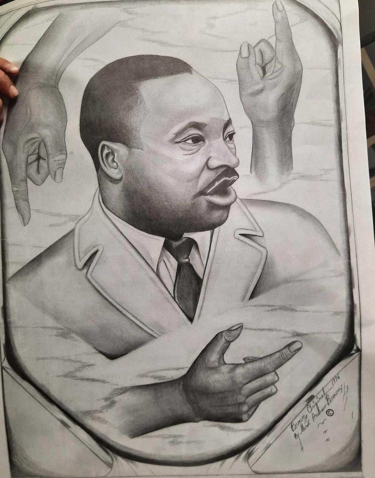 Pallet of Martin Luther King Jr. Sketch Prints