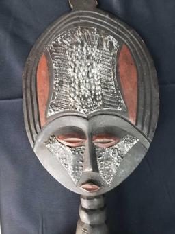 Africana Carved Wood Shield  art pieces.