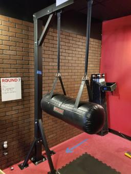 Hanging Horizontal Punching Bag on Frame