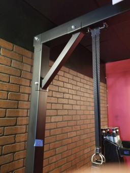 Hanging Horizontal Punching Bag on Frame