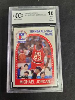 1989-90 Hoops #21 Michael Jordan AS mint 10 or better BCCG