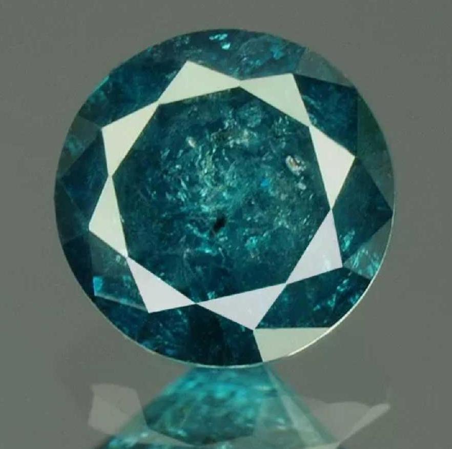 Diamond round .29ct blue fire stunning beauty with IRG gem cert nice color