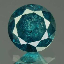 Diamond round .29ct blue fire stunning beauty with IRG gem cert nice color