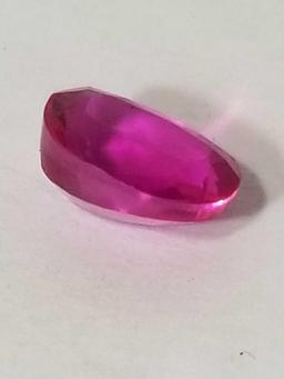 6.22 Ct Natural Pink Oval Cut Sapphire GGL Cert