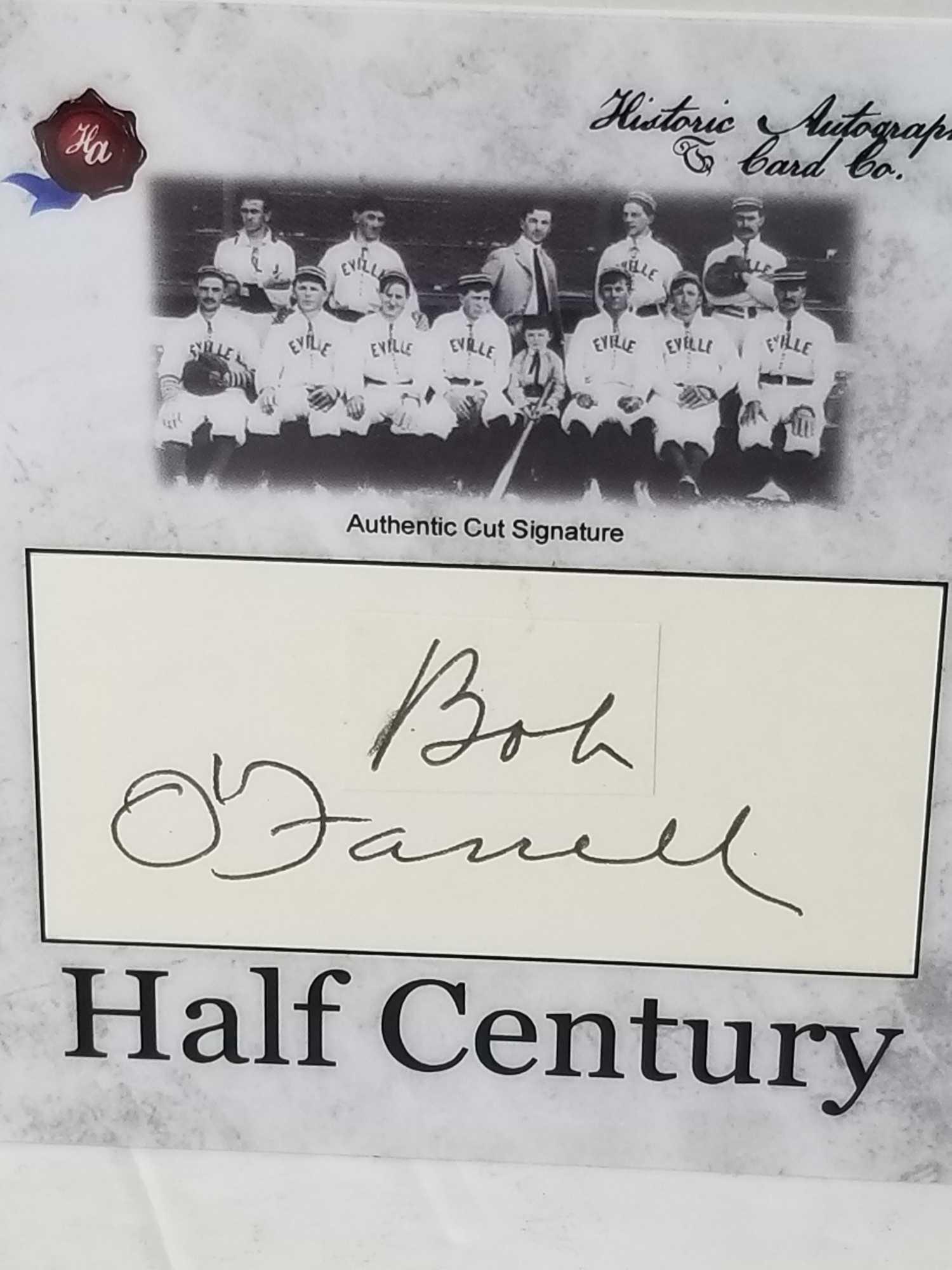 Historic Autographs 1933 Goudey Bob O Farrell Cut Signature