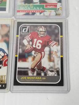 Joe Montana Football Card Collection 7 Units
