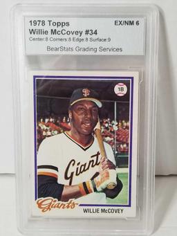 1978 Topps Willie McCovey Graded EX/NM 6