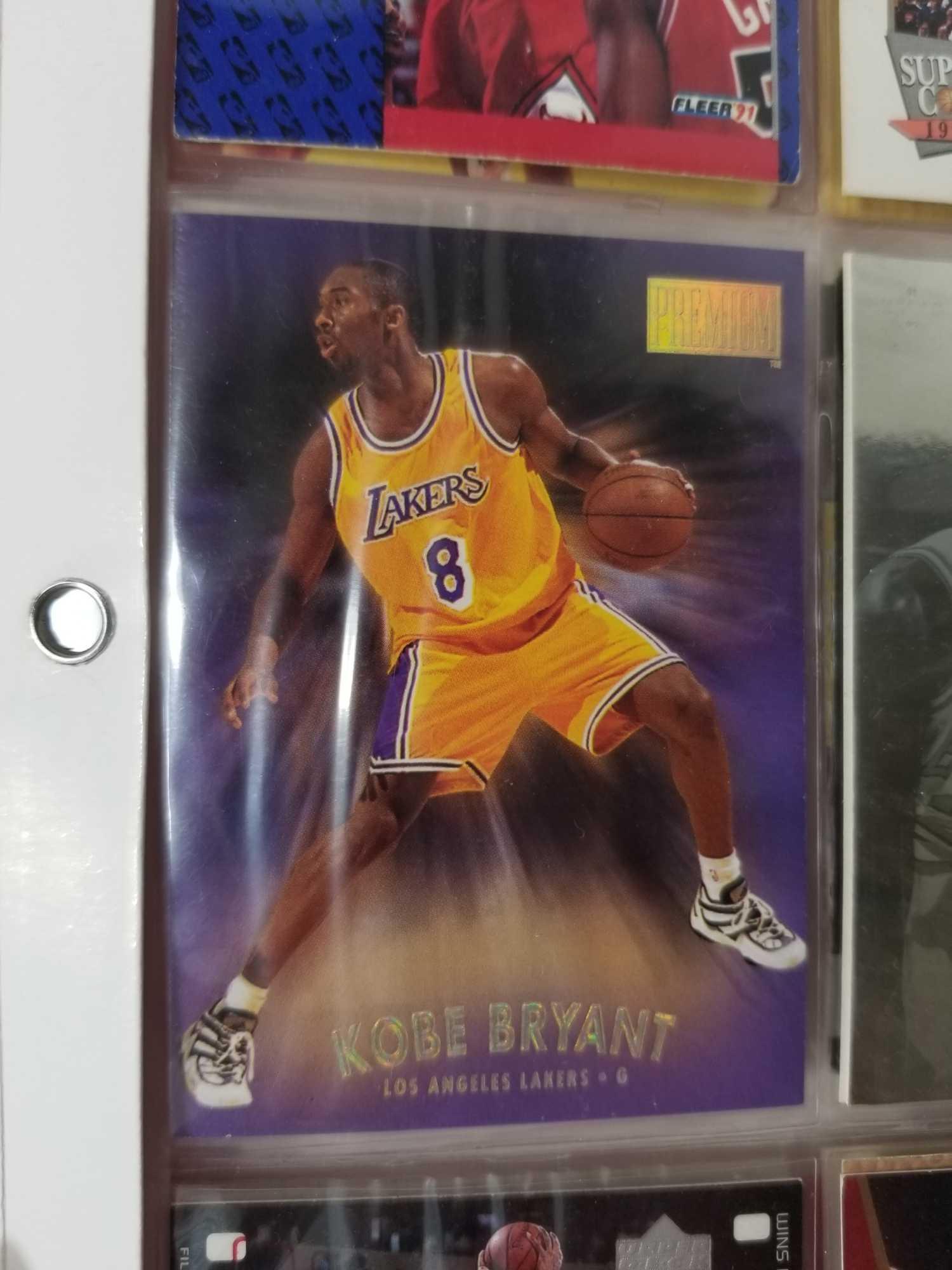 Jordan Kobe Basketball Cards in Pages