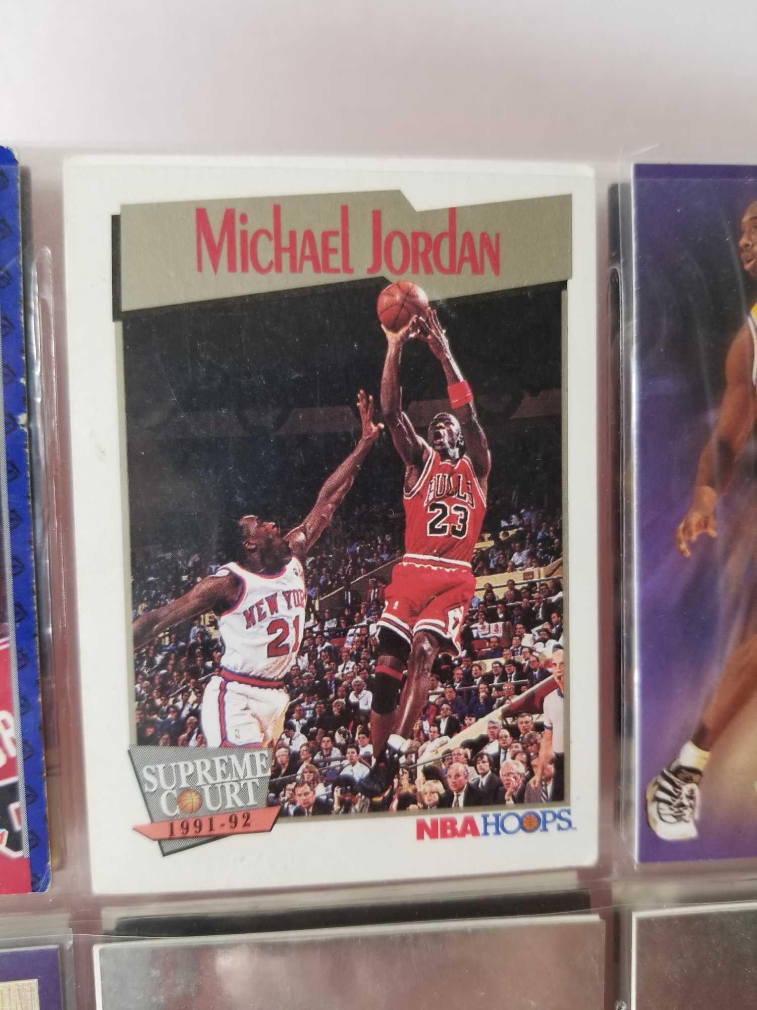 Jordan Kobe Basketball Cards in Pages