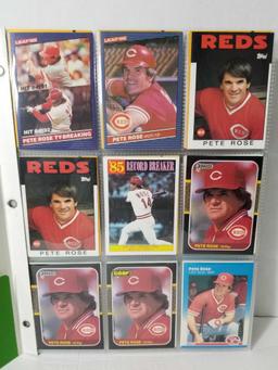 Pete Rose Griffey Gwynn Baseball Cards in Pages