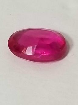 3.32 Ct Natural Pink Oval Cut Sapphire GGL Cert