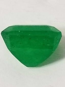 9.47 Ct Natural Green Emerald Cut Emerald GGL Cert