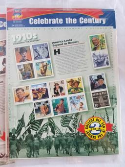 Celebrate the Century Stamp Collection 8 Units