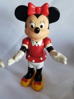 Disney Mickey and Minnie Mouse Figures 4 Units