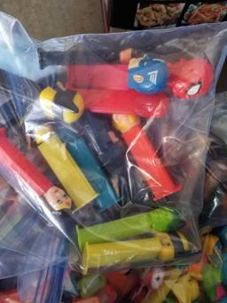 Bin Full of Pez Dispensers