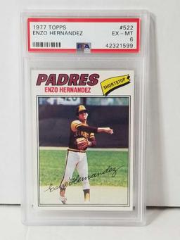 1977 Topps Enzo Hernandez PSA EX-MT 6