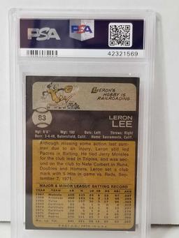 1973 Topps Leron Lee PSA EX-MT 6