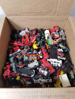 Box Full of Vintage Hotwheels Cars