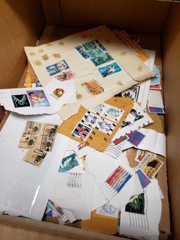 Foreign and Domestic Stamps. John F Kennedy. Theodore Bundepost. Cinderella. Monticello and more