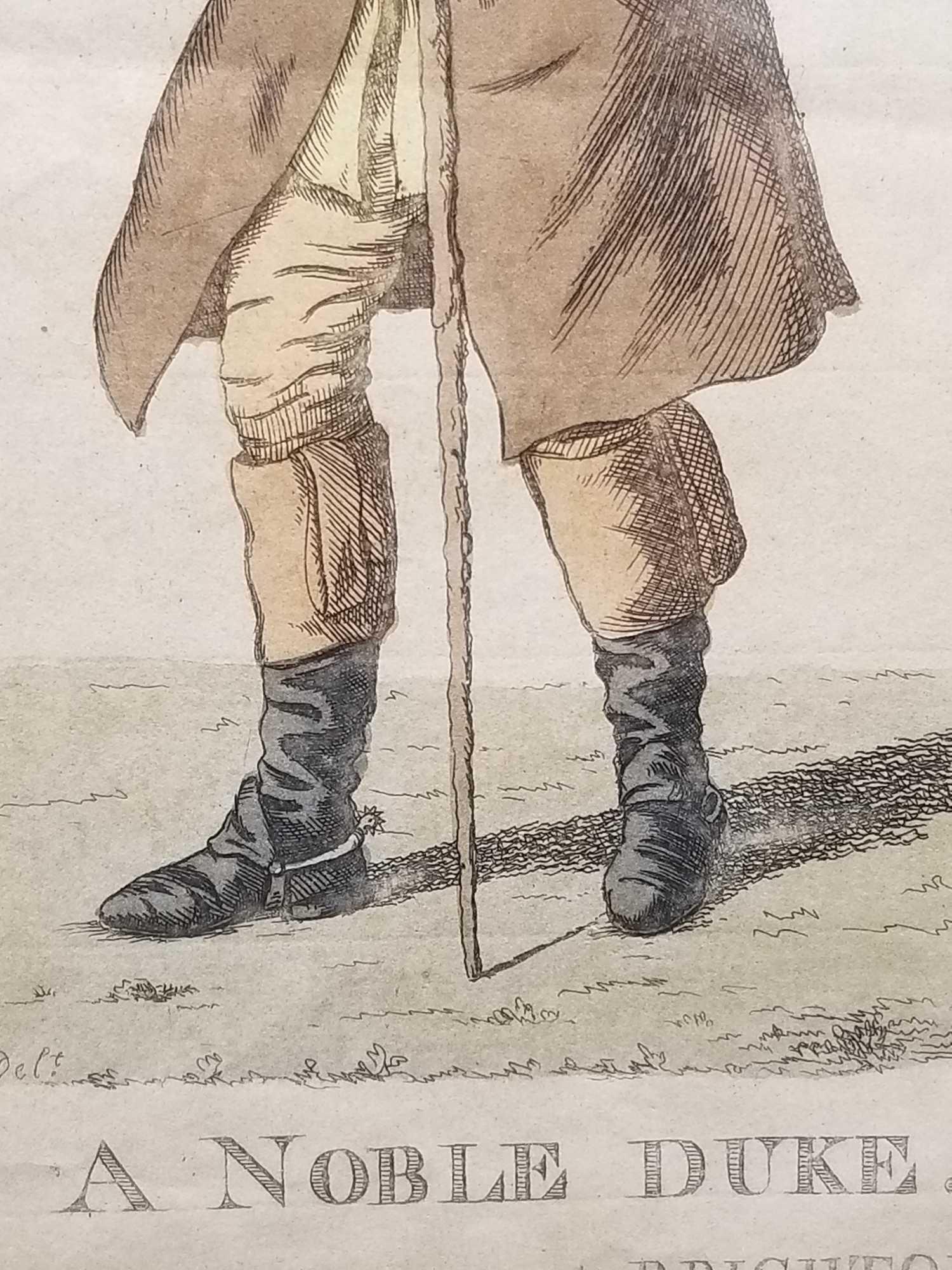 Duke of Grafton Print Hand Colored 1800-1810