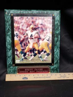 Brett Favre Green Bay Packers plaque