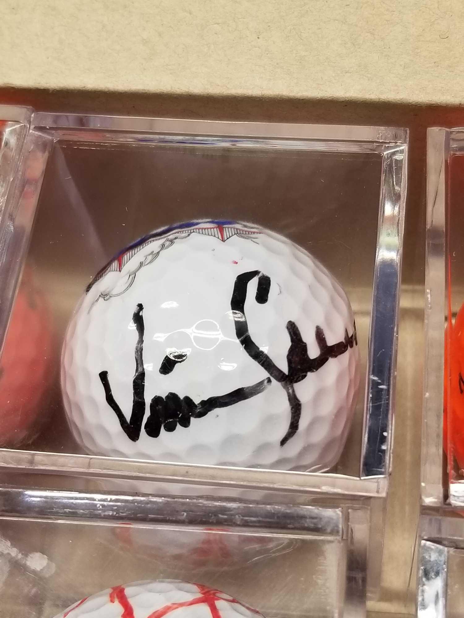 Box of Signed Golf Balls 6 Units