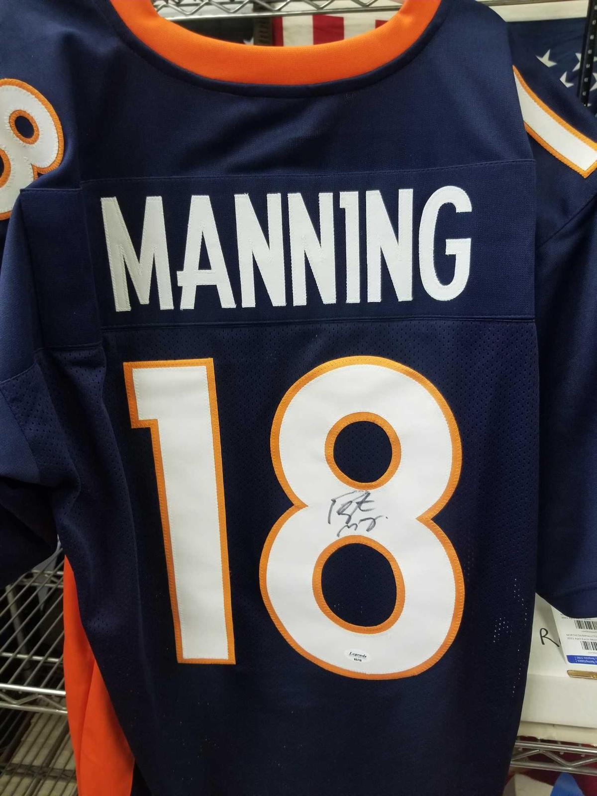 Payton Manning Signed Jersey COA