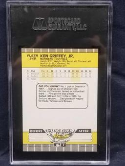 1989 Fleer Ken Griffey Jr. SGC NM-MT+ 8.5