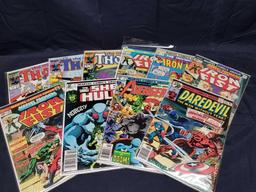 Vintage Marvel Comic Books 10 Units