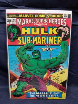 Vintage Marvel Hulk and Sub Mariner Comics 7 Units