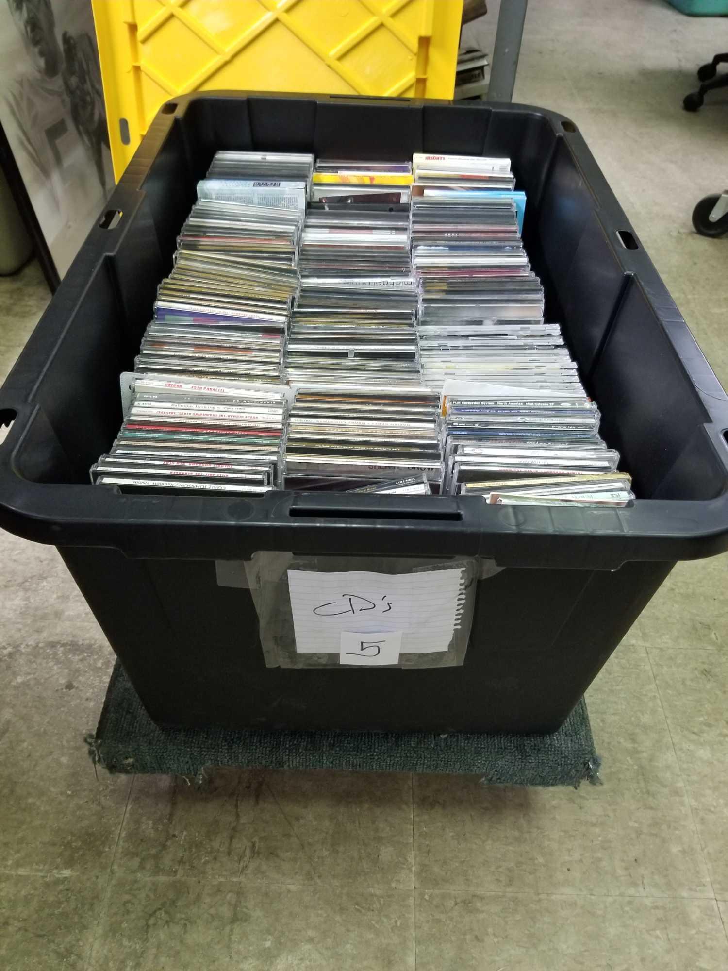 Bin Full of CDs