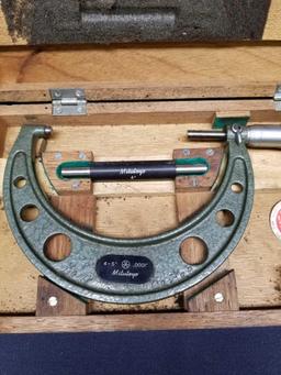 Vintage Mitutoyo 4-5 Inch Caliper Micrometer