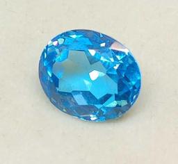 Blue Topaz gemstone 7.44ct