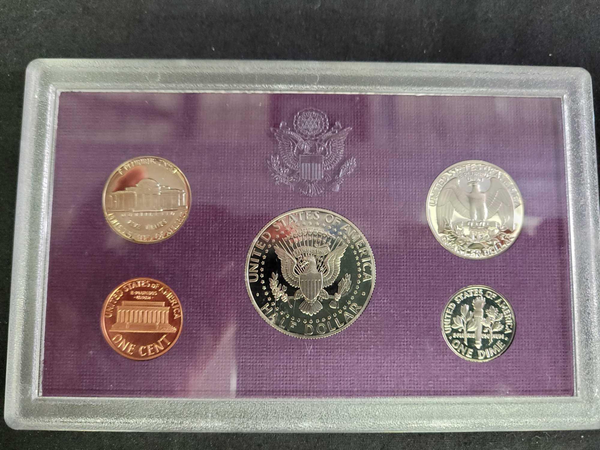 United States Proof set's 1990-91-92