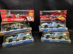 Nascar Winners Circle 1:24 Die Cast Racing cars Kyle Petty. Dale Earnhardt Jr. Kevin Harvick. Hot