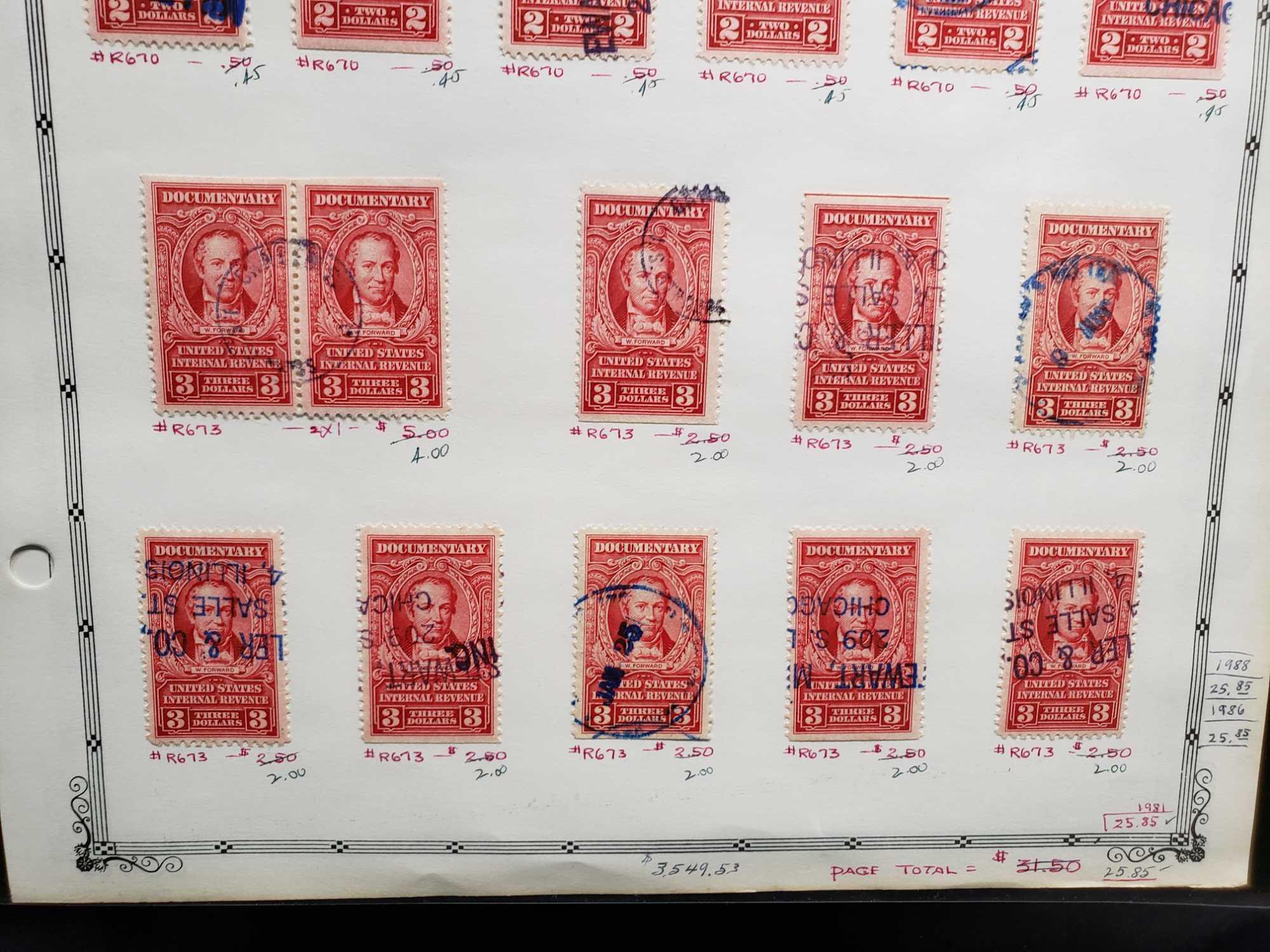 US Stamps Documentary Series 1954