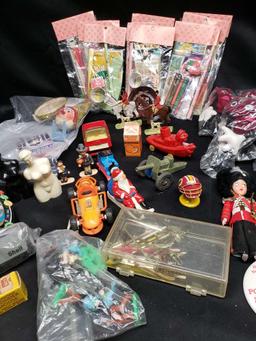 Vintage Toys and gift pks. Calif. Raisins 3 piece sets