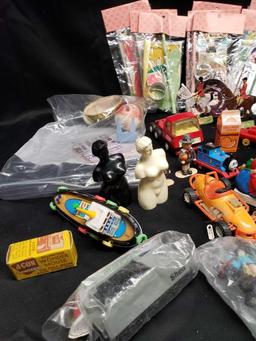 Vintage Toys and gift pks. Calif. Raisins 3 piece sets