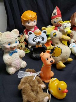 Vintage toys from the 50's and 60s and more. Poodle dogs. Target Rabbit