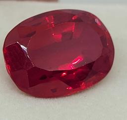 Red Ruby oval cut gemstone 15.43ct beautiful