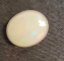 Rainbow cabochon cut large 2.20ct Australian rainbow wello opal nice looking