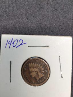 Indian cent 1893-1907 10 coins