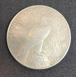1922 liberty peace silver dollar 90% silver